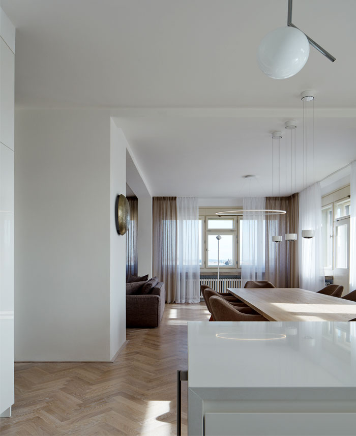 布拉格优雅舒适的公寓设计