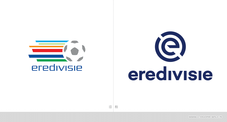 荷兰足球甲级联赛（Eredivisie）公布全新LOGO