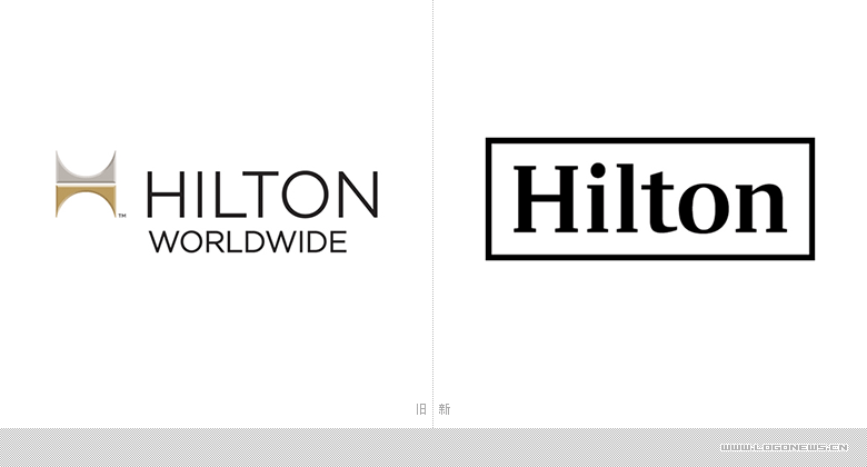 希尔顿全球酒店集团启用简洁新LOGO