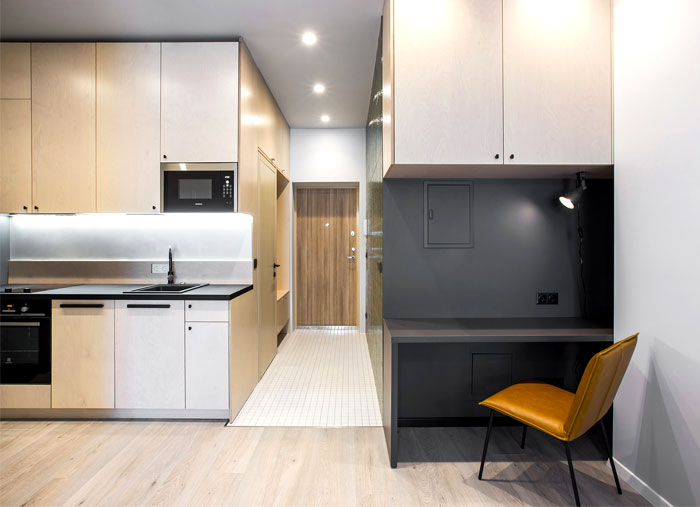 大量储物空间的37平米舒适公寓设计