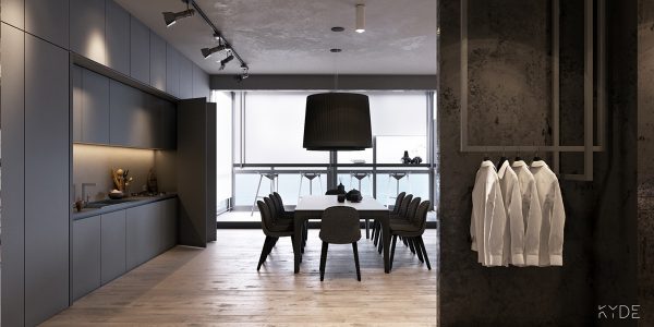 极简主义和酷灰色彩：2套现代公寓设计欣赏