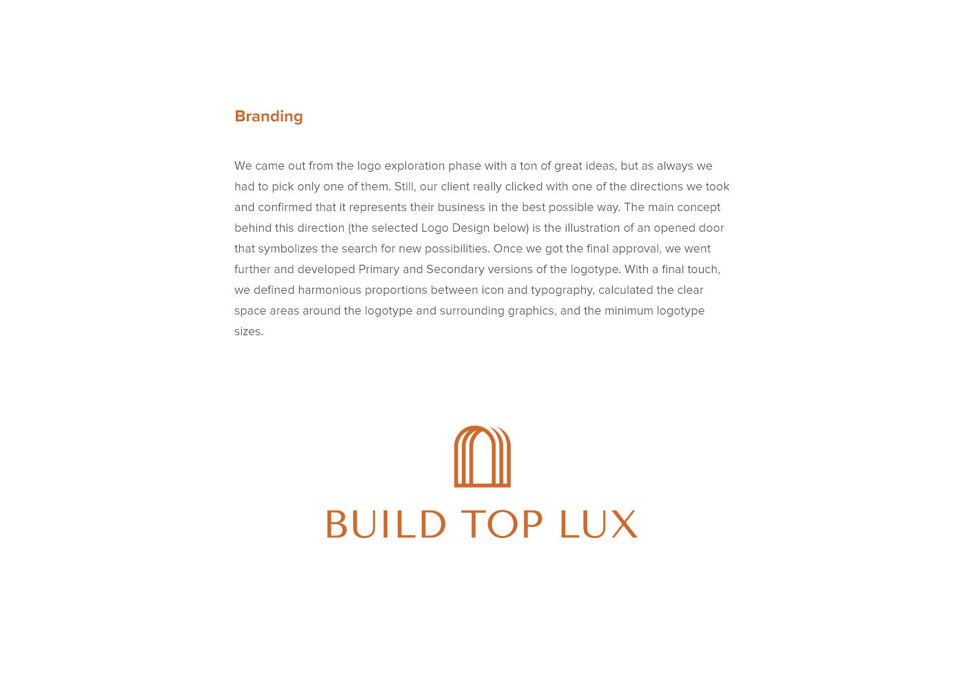 房地产代理商Build Top Lux品牌视觉形象设计