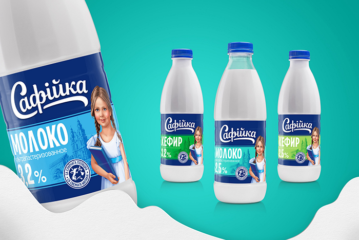 Safiyka牛奶包装设计