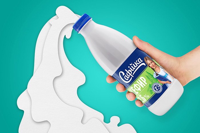 Safiyka牛奶包装设计