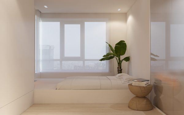 3个简洁自然的一居室公寓设计