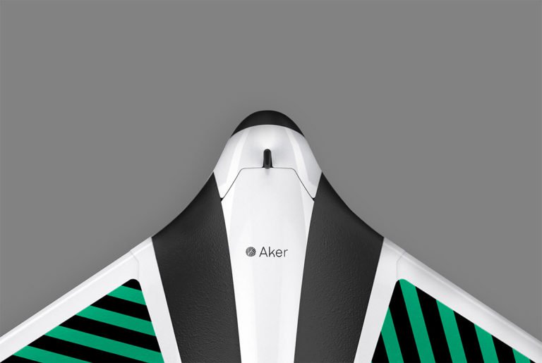 无人机品牌Aker视觉形象和监控界面设计