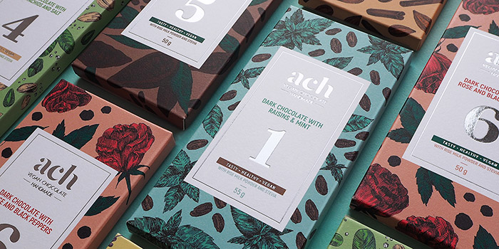 ACH vegan巧克力包装设计