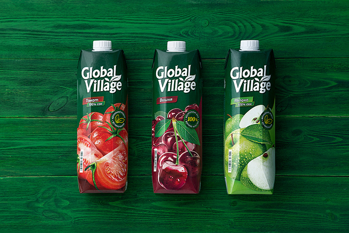 Global Village果汁包装设计