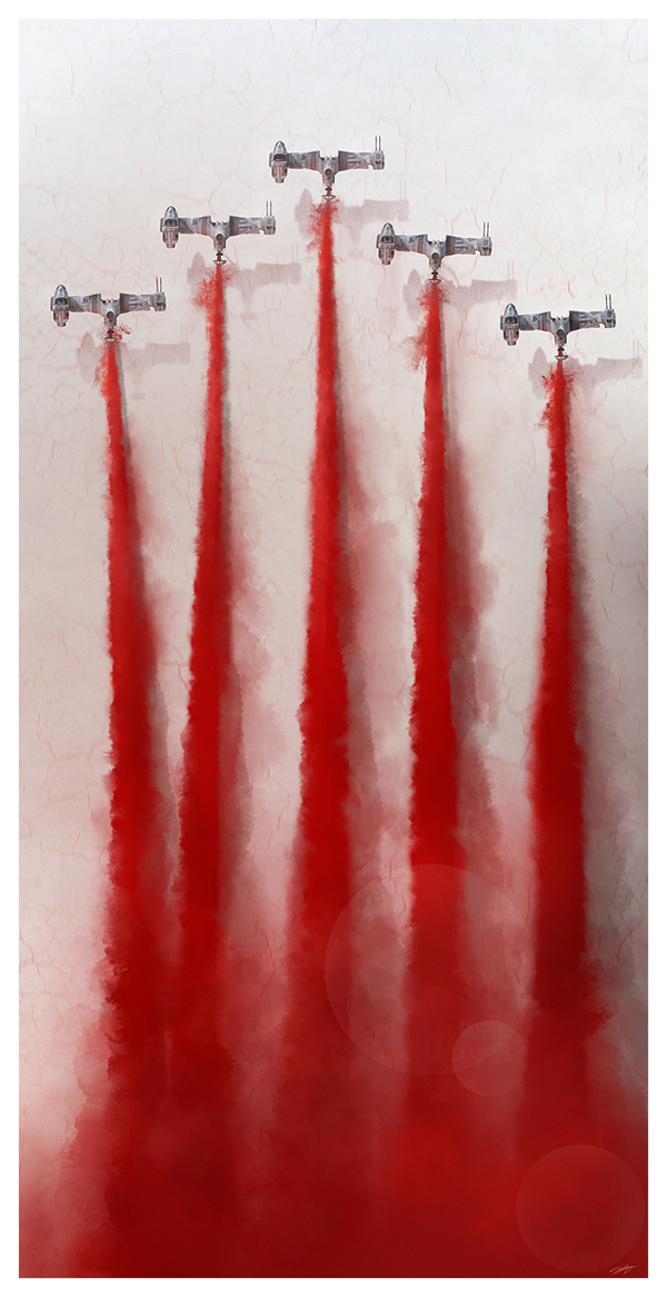 电影海报插画欣赏：星球大战：最后的绝地武士