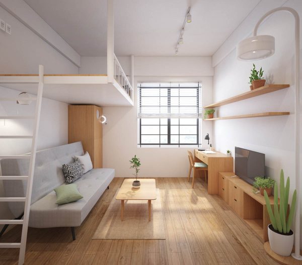 4个小户型公寓的精巧空间利用