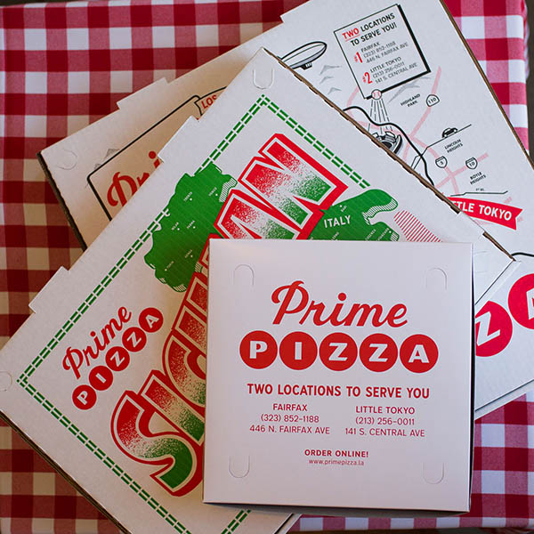 洛杉矶知名披萨店Prime Pizza品牌形象设计