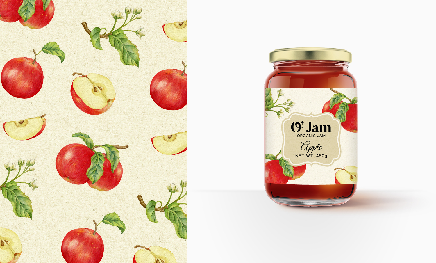 O' Jam果酱包装设计