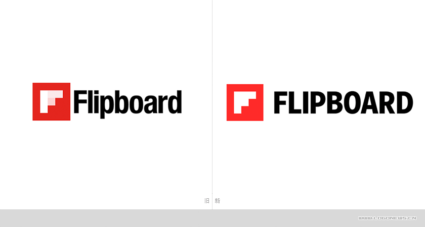 社交新闻杂志Flipboard（红板报）启用新LOGO