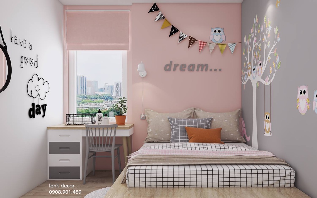 40个可爱粉色儿童房设计