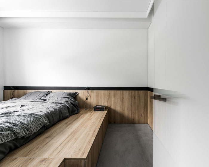 现代舒适的极简风格小公寓设计
