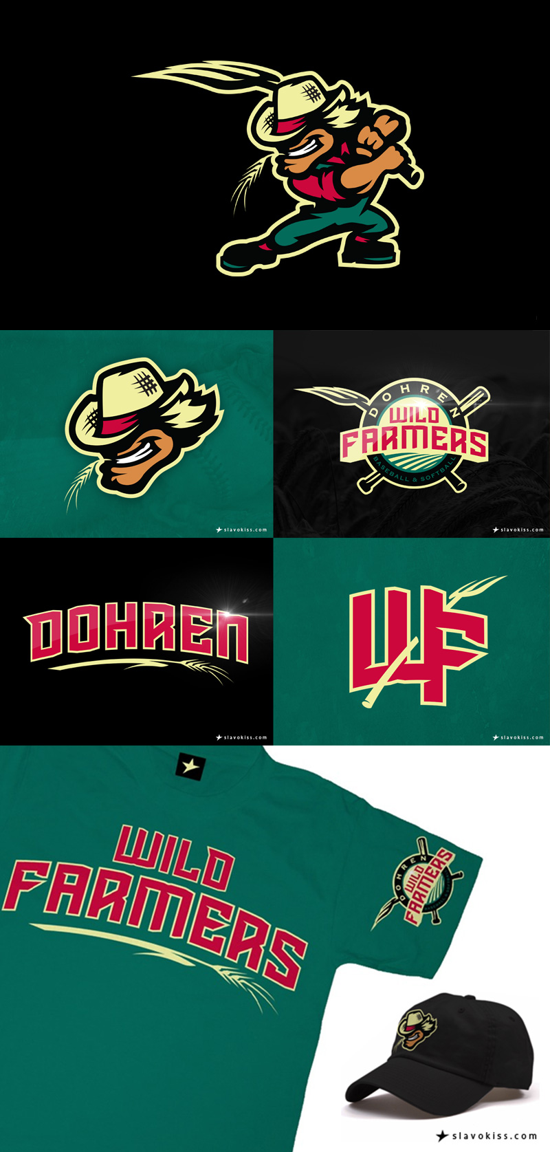 60个棒球队logo设计集锦
