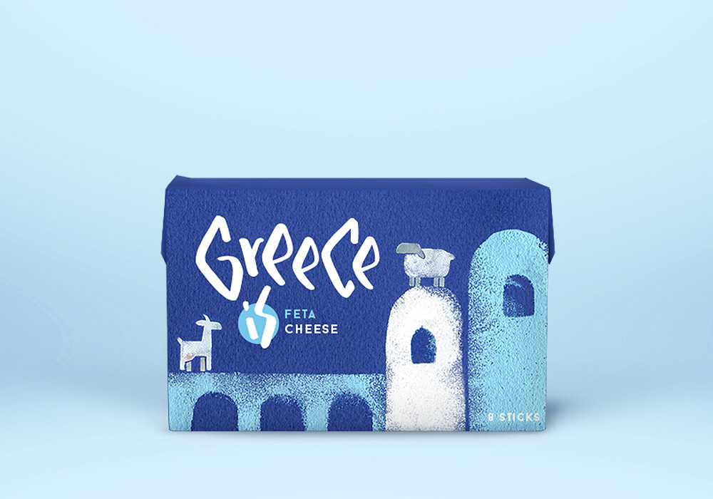 希腊风情的Greece is食品包装设计