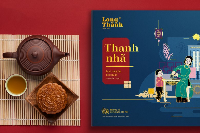 Long Thanh月饼包装设计