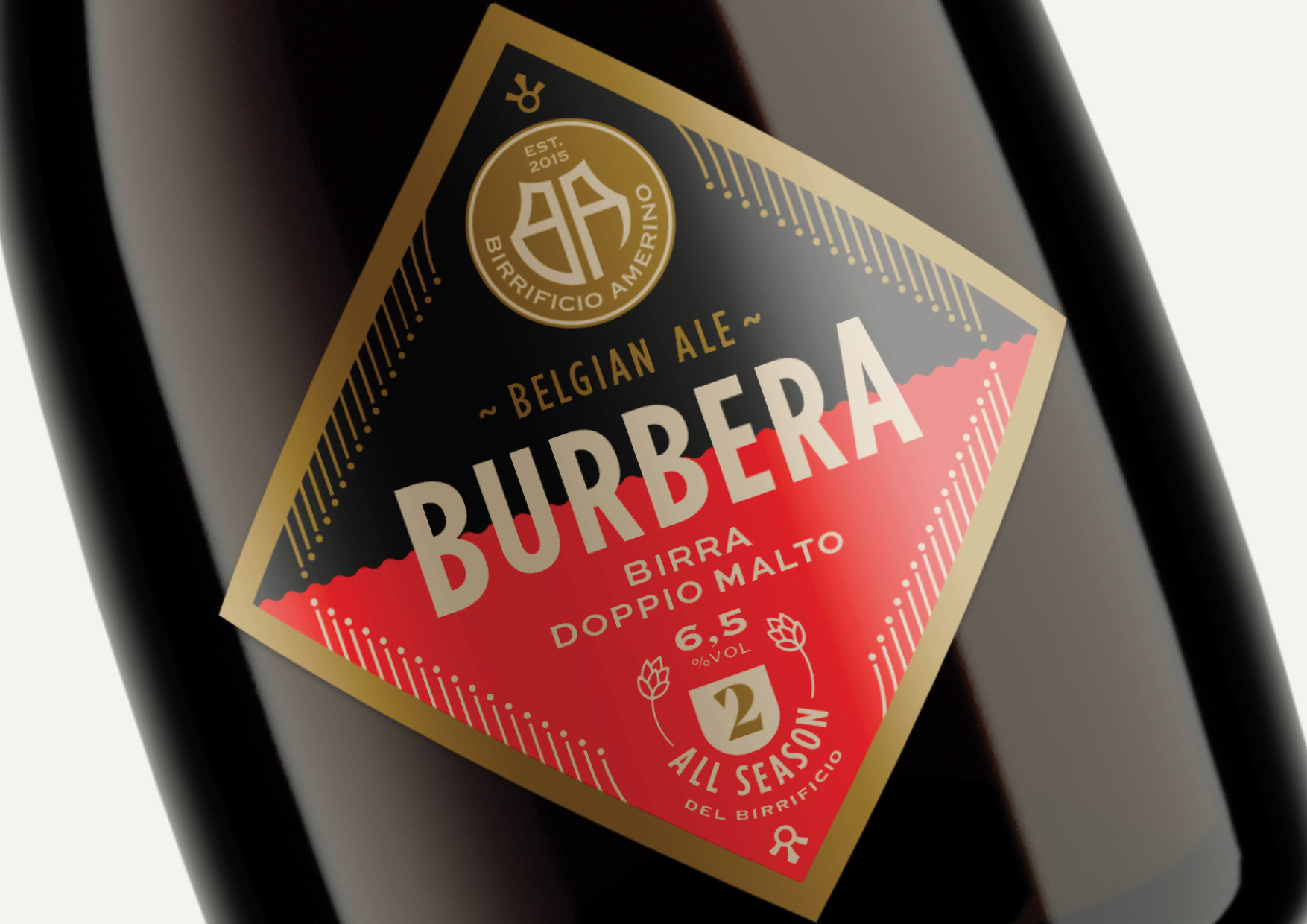 Birrificio Amerino啤酒包装设计