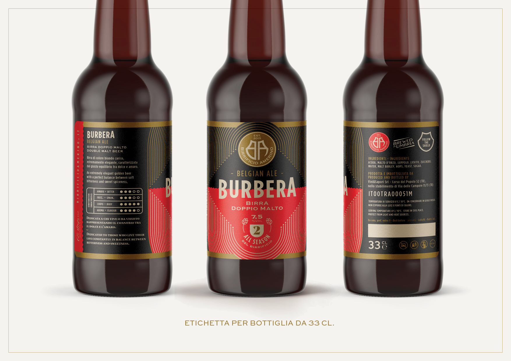 Birrificio Amerino啤酒包装设计