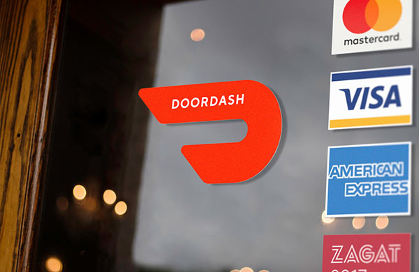 美国外卖送餐公司DoorDash品牌形象设计