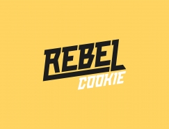 醒目的色彩和图案：REBEL面包店视觉形象设计