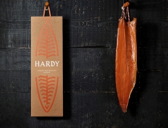 烟熏鲑鱼Hardy品牌VI设计