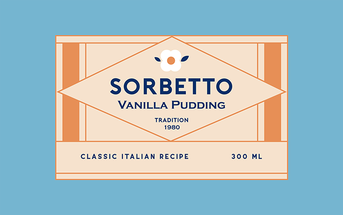 Sorbetto水果冰糕包装设计