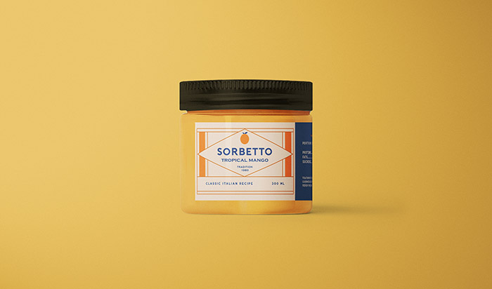 Sorbetto水果冰糕包装设计