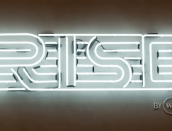 健康俱乐部Rise品牌形象设计