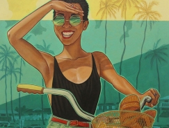 夏威夷的夏天：Kate Wadsworth插畫作品欣賞