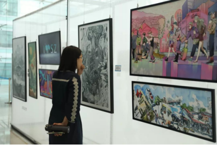 首届腾讯原创馆“我爱深圳”摄影和插画大展正式开幕