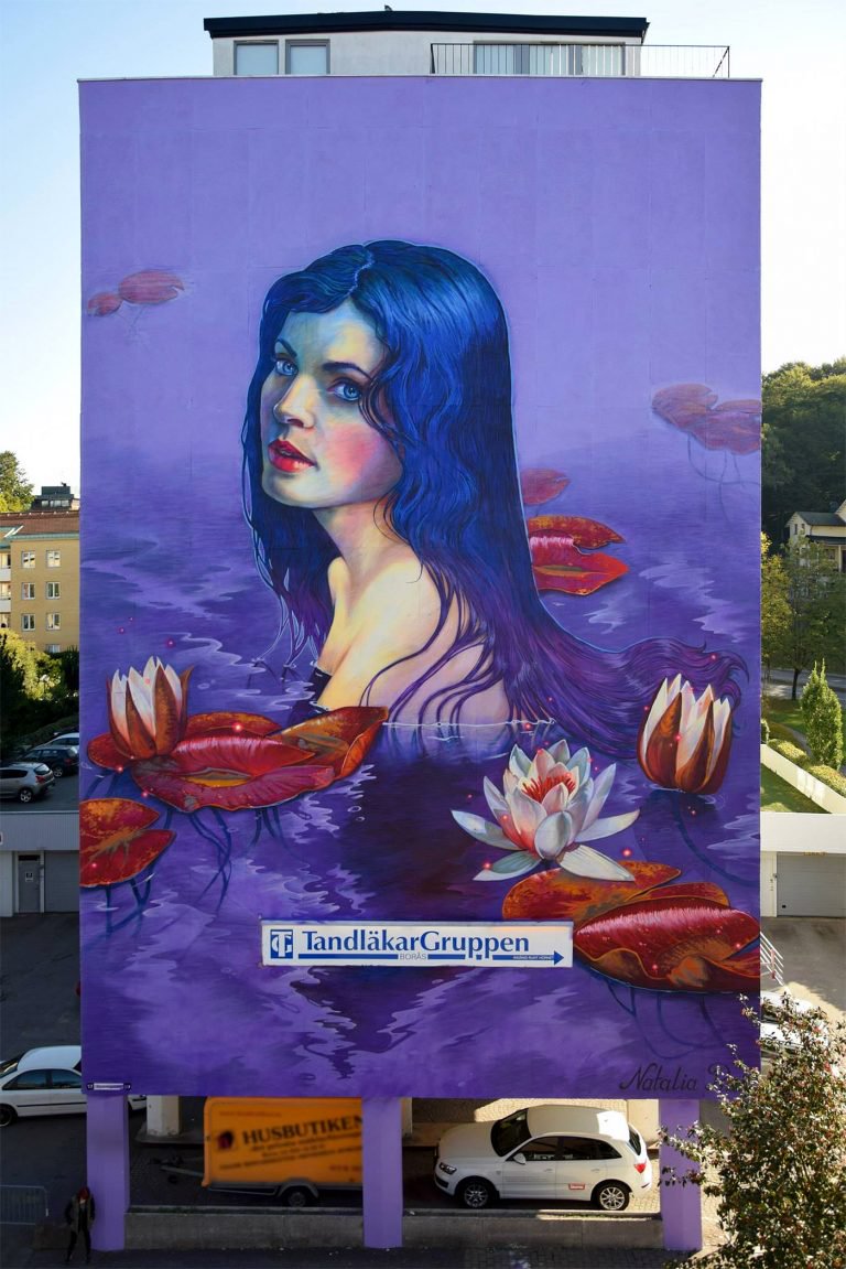 Natalia Rak街头墙绘艺术作品
