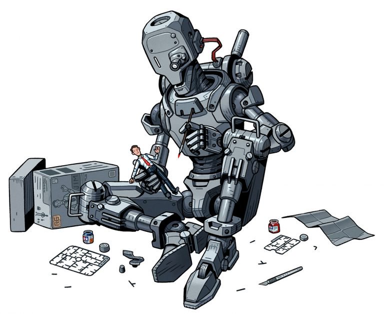 Cameron Sewell机器人概念插画设计