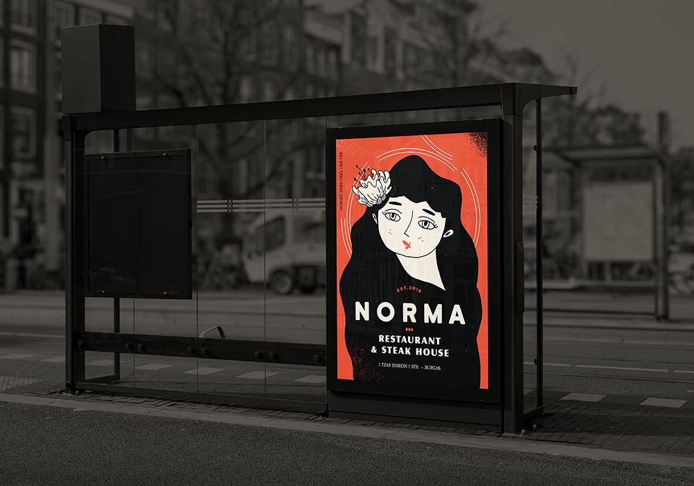 Norma餐厅品牌形象设计