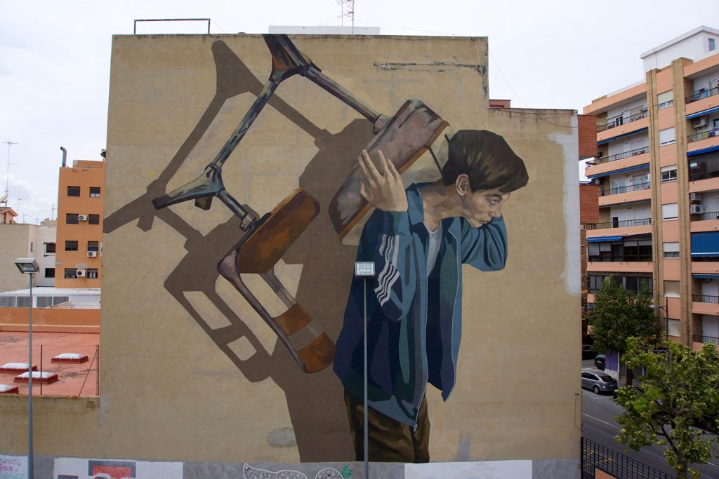 阿根廷艺术家Hyuro街头壁画艺术作品