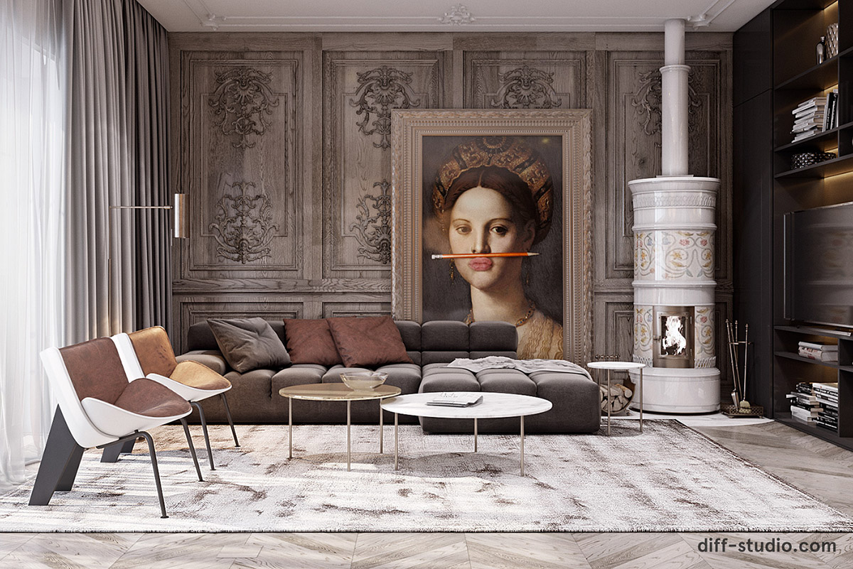 5个精美的新古典主义风格室内设计