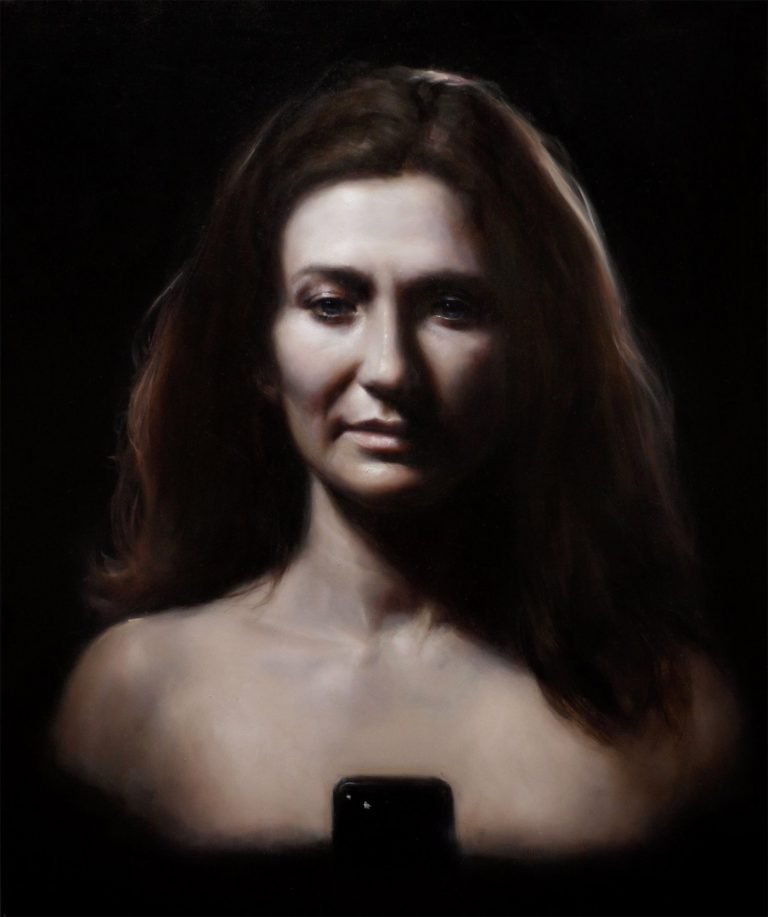 澳大利亚艺术家Michael Simms肖像画作品