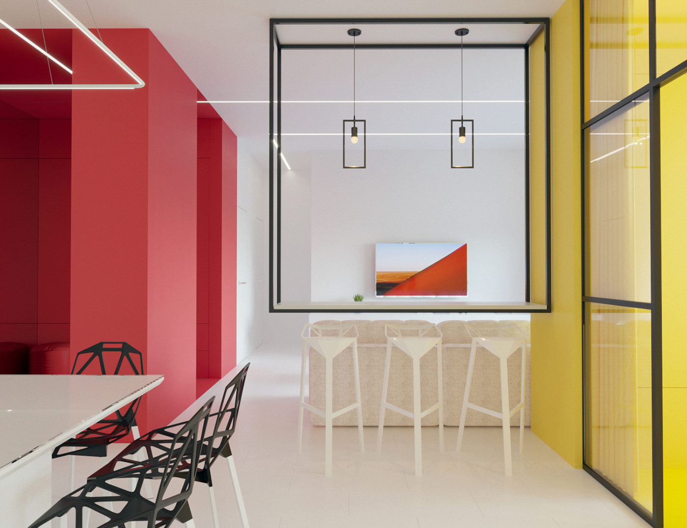 纯色和几何形状：荷兰风格派(De Stijl)家居装修艺术