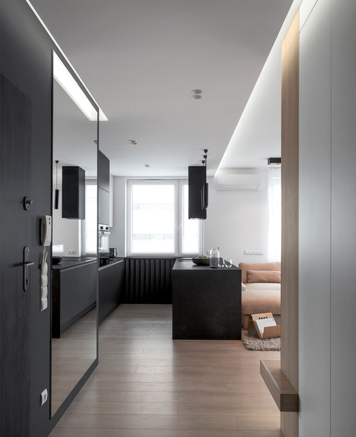 波兰舒适现代的72平米公寓设计