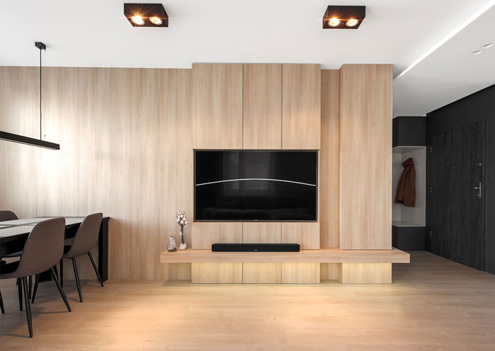 波兰舒适现代的72平米公寓设计