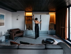 暗黑色調的悉尼時尚公寓設計