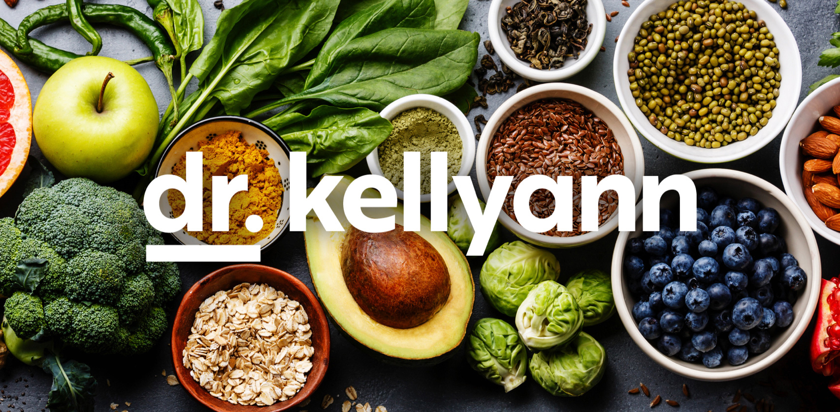 自然疗法营养师Kellyann博士的品牌标识和包装设计
