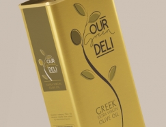 清新簡約的Our Green Deli橄欖油包裝