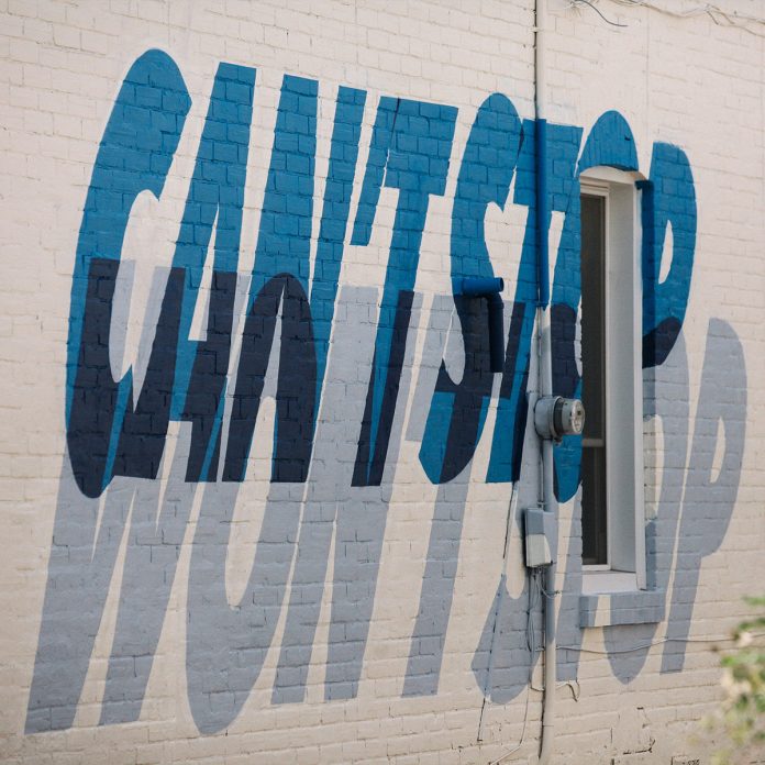 Ben Johnston立体文字风格街头壁画艺术