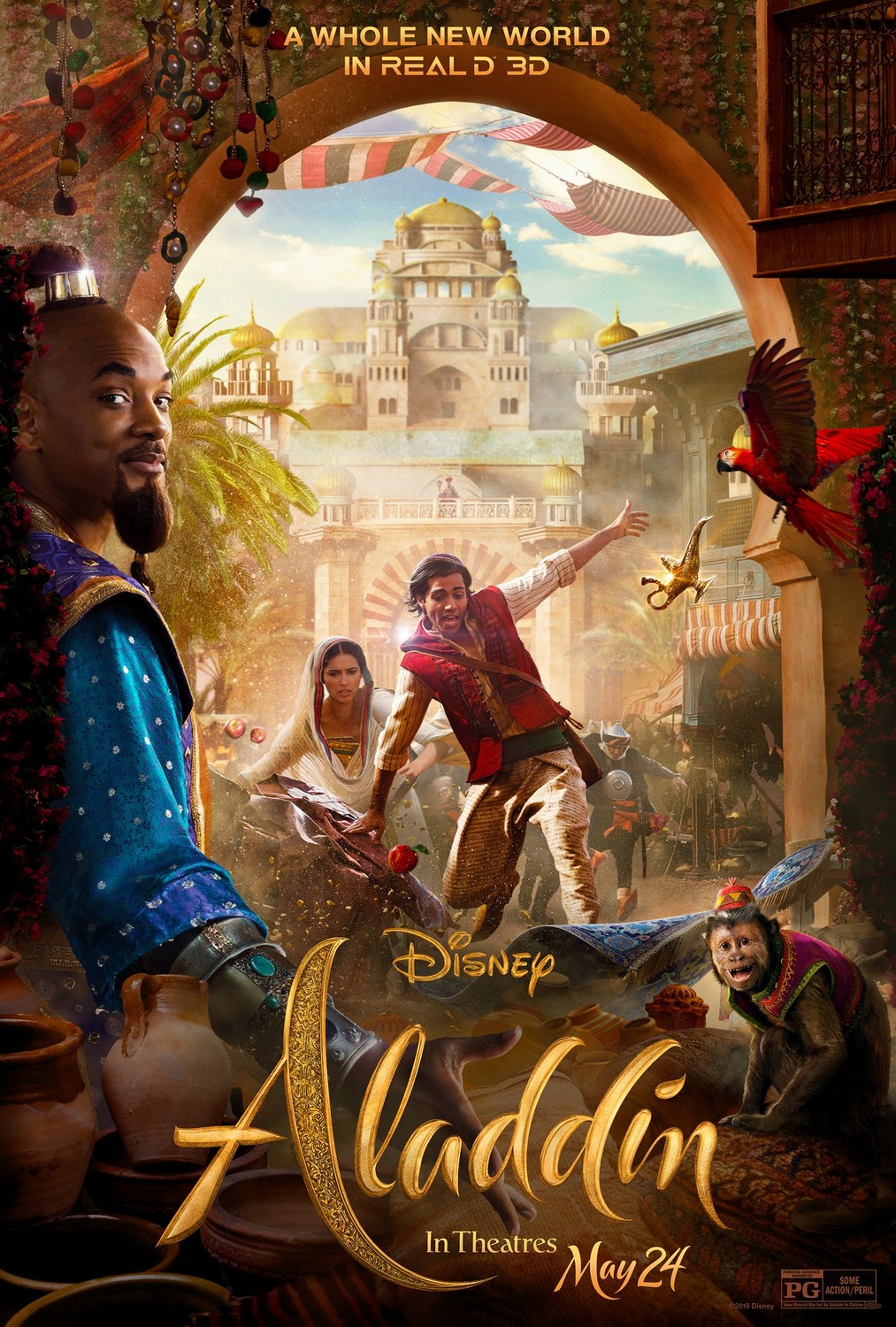 电影海报欣赏：阿拉丁（Aladdin）