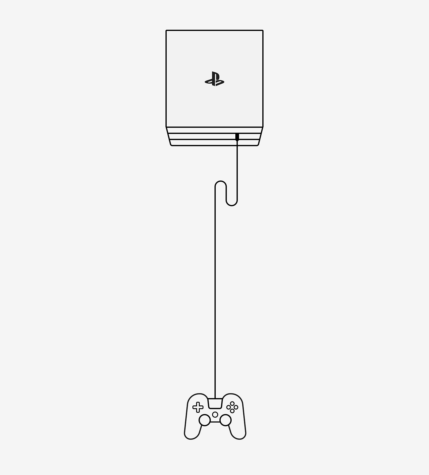 Playstation极简风格APP概念设计