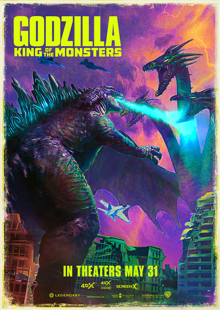 电影海报欣赏：哥斯拉2：怪兽之王