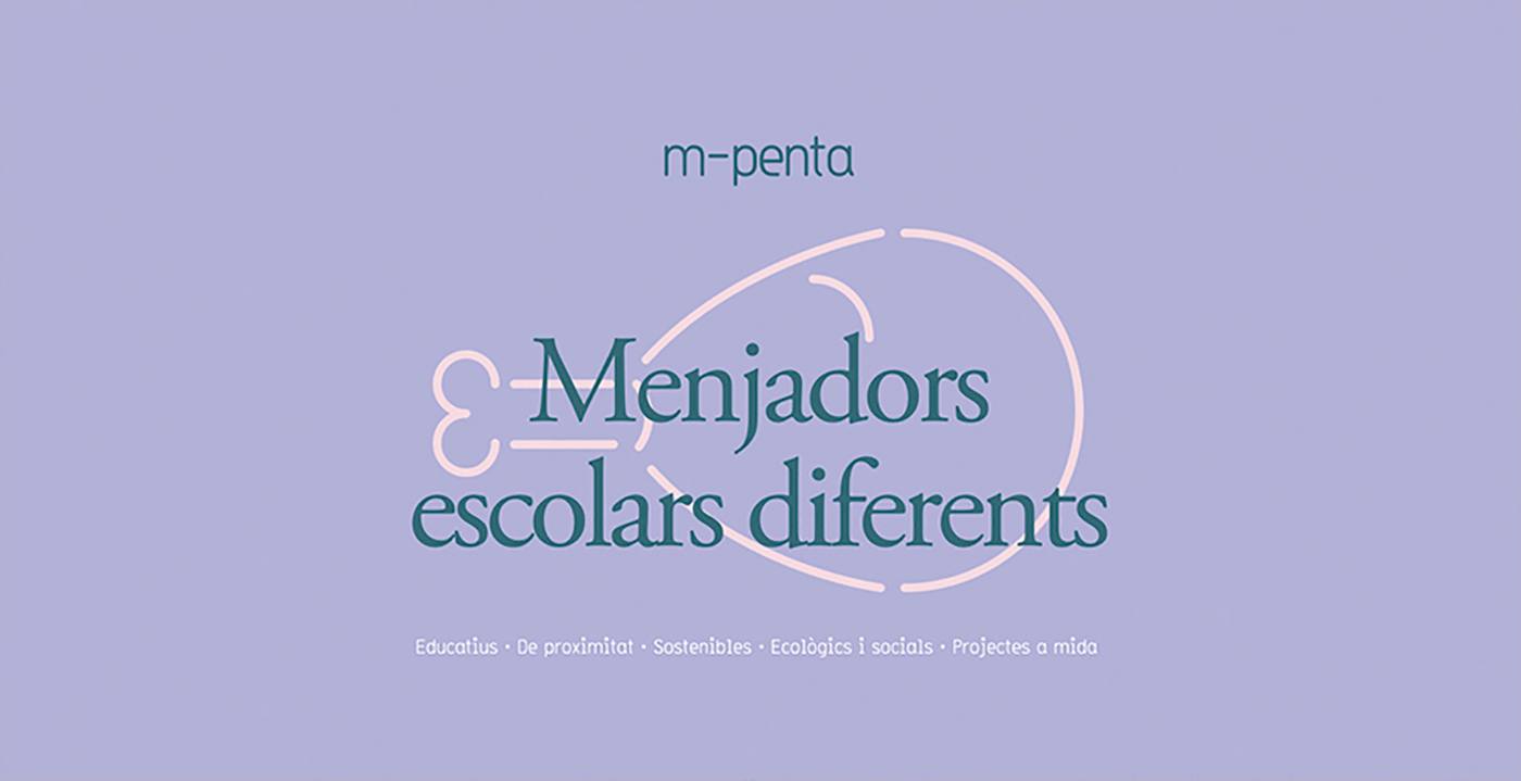 儿童餐饮服务品牌M-penta视觉形象设计