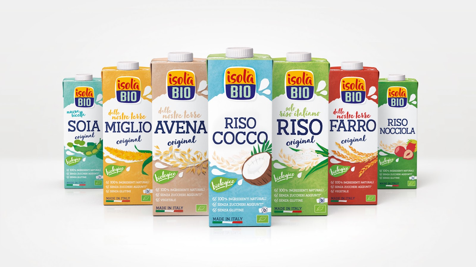 Isola Bio谷物饮料包装设计